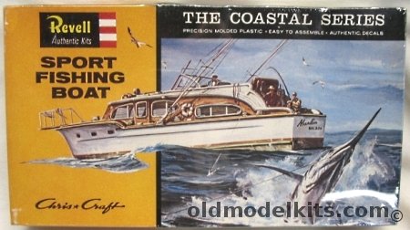Revell 1/56 Chris Craft 42' Sport Fishing Boat, H387-100 plastic model kit